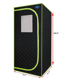Black Portable Large Size Infrared Sauna Tent with FCC Certification