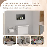 Black Stainless Steel 12'' x 6'' Bath Shower Niche Bathroom Storage