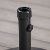 Tulare Outdoor Round Concrete Umbrella Base by Christopher Knight Home - N/A