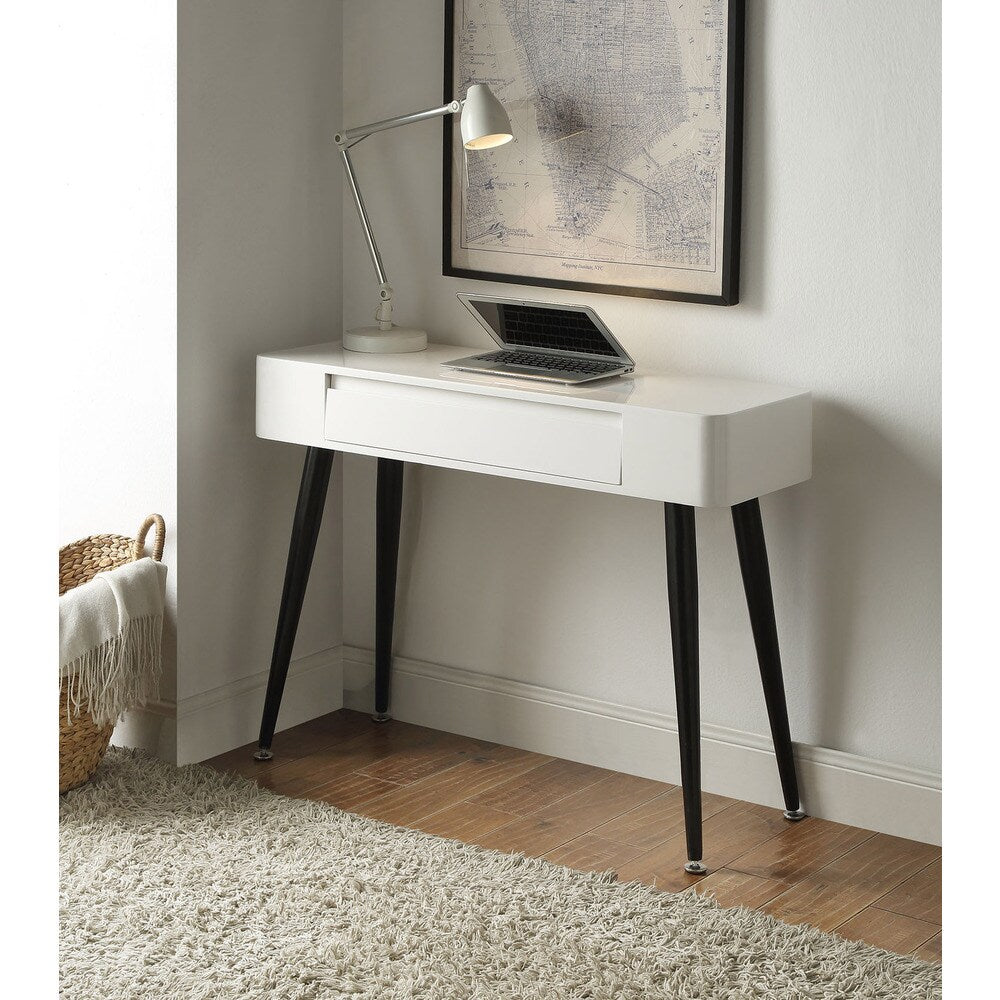 Black and White Mid Century Modern Desk