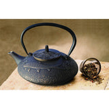 Black and Copper Koi 38-ounce Teapot