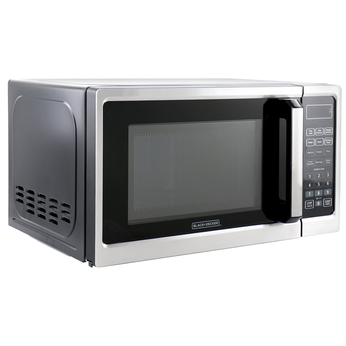 Black and Decker 0.9 Cu Ft 900W Microwave Oven in Stainless Steel