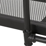 Blackfoot Outdoor Industrial 5 Shelf Iron Mesh Bookcase by Christopher Knight Home - 36.50" W x 17.50" D x 66.75" H