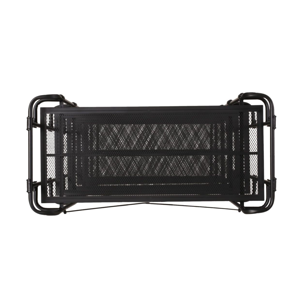 Blackfoot Outdoor Industrial 5 Shelf Iron Mesh Bookcase by Christopher Knight Home - 36.50" W x 17.50" D x 66.75" H