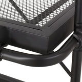 Blackfoot Outdoor Industrial 5 Shelf Iron Mesh Bookcase by Christopher Knight Home - 36.50" W x 17.50" D x 66.75" H