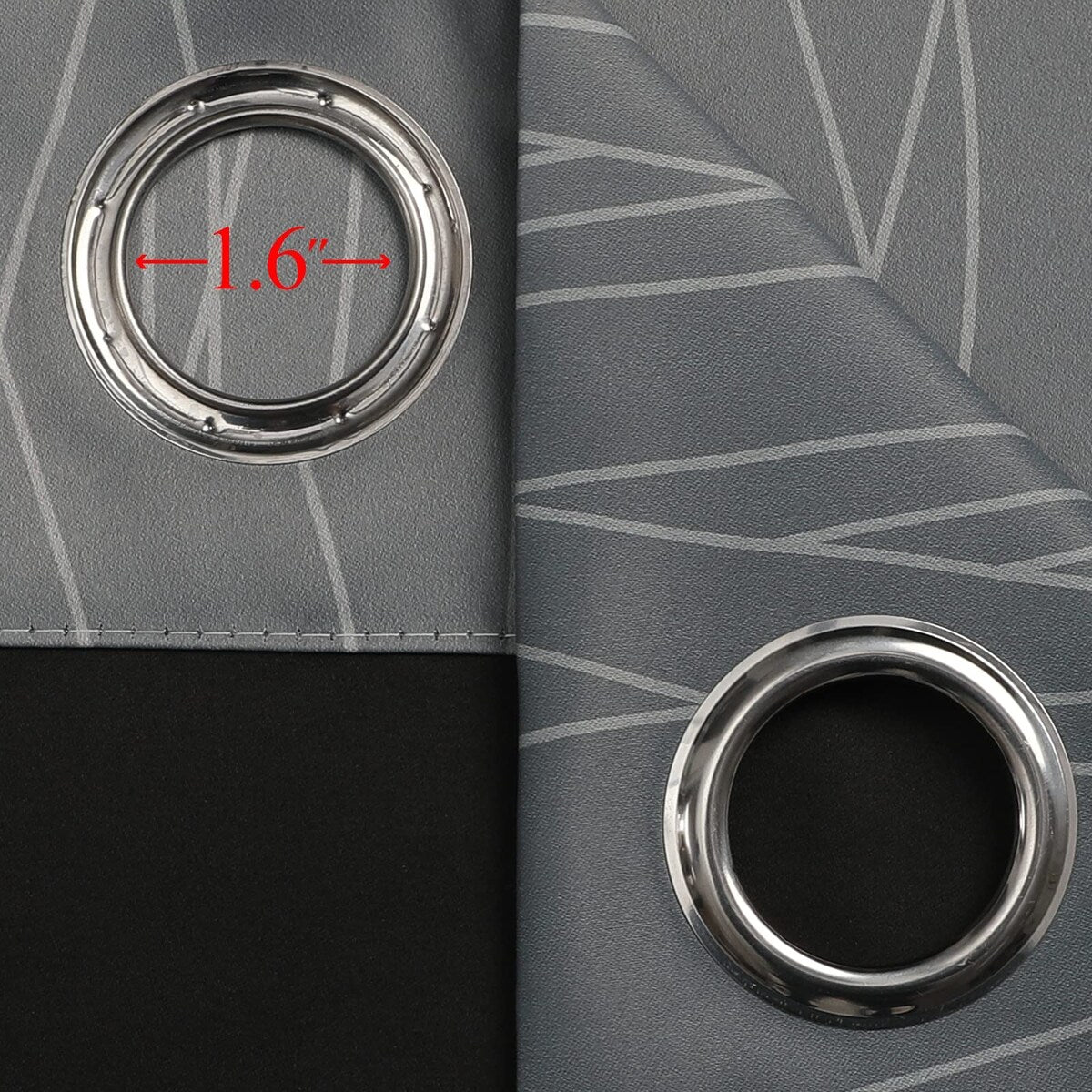 Blackout Curtains & Drapes,Thermal Insulated Ombre Blackout Drapes,Full Room Darkening Energy Saving Curtains,52Wx84L,2 Panels