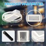 Bladeless Ceiling Fan with Lights Remote Control