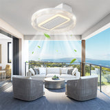 Bladeless Ceiling Fan with Lights Remote Control