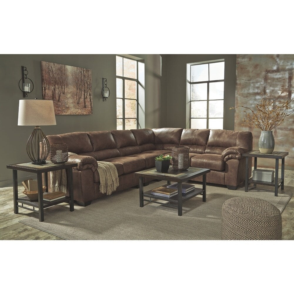 Bladen 3-Piece Sectional with Sofa - Coffee