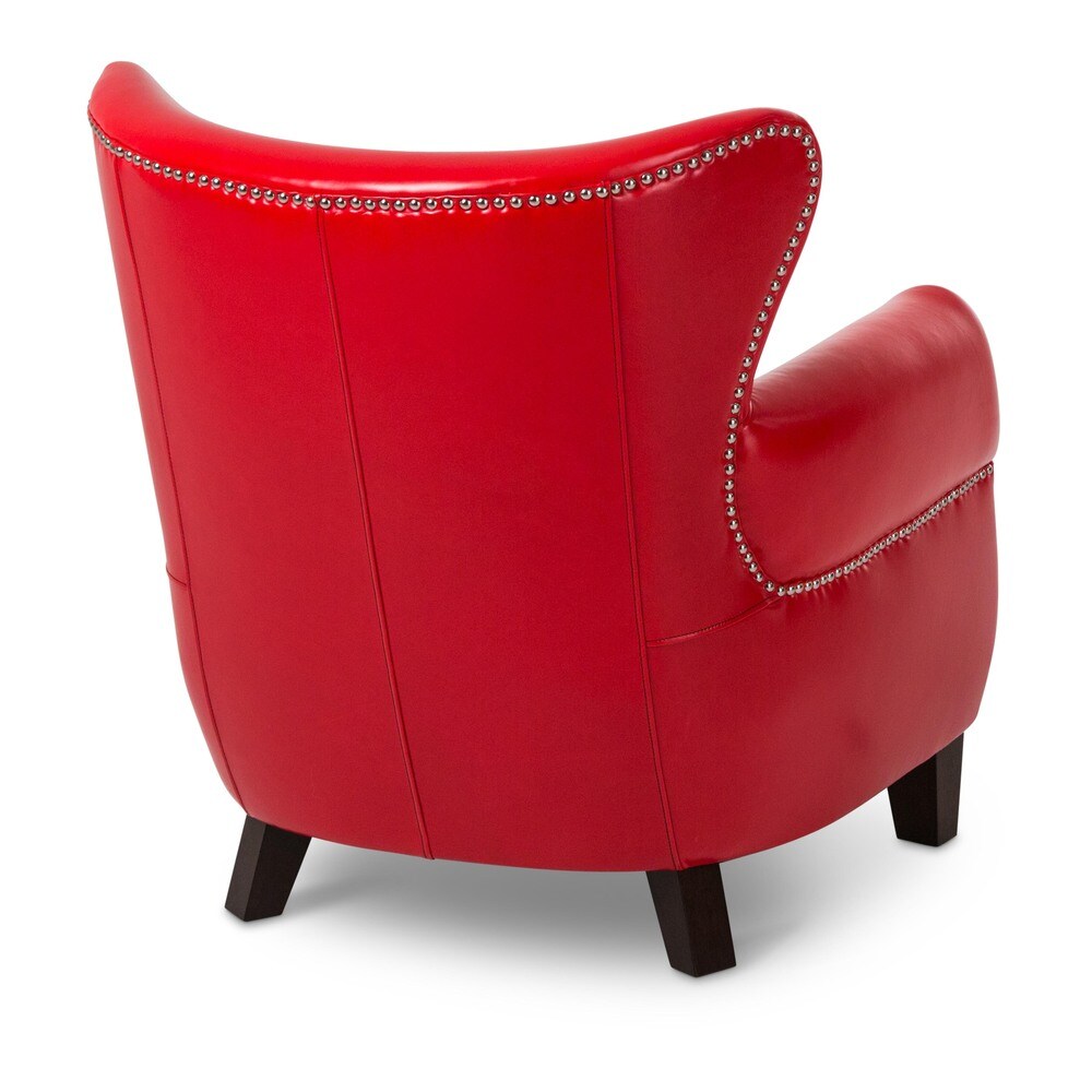 Bladon Leather Accent Chair in by Michael Amini