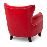 Bladon Leather Accent Chair in by Michael Amini