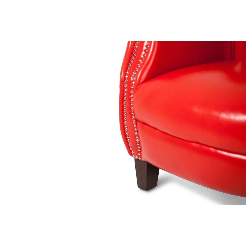 Bladon Leather Accent Chair in by Michael Amini
