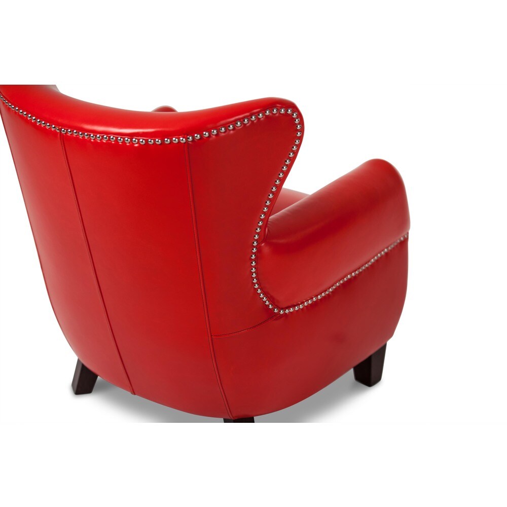 Bladon Leather Accent Chair in by Michael Amini