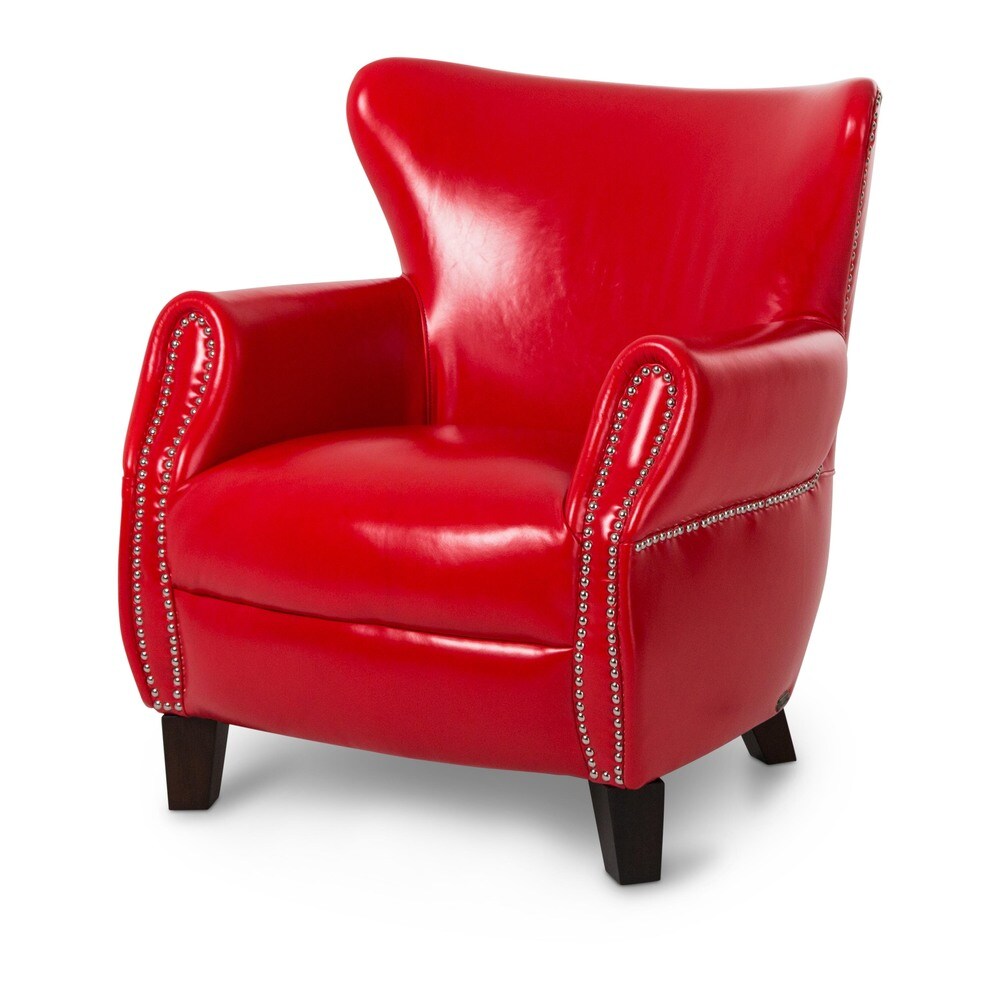 Bladon Leather Accent Chair in by Michael Amini