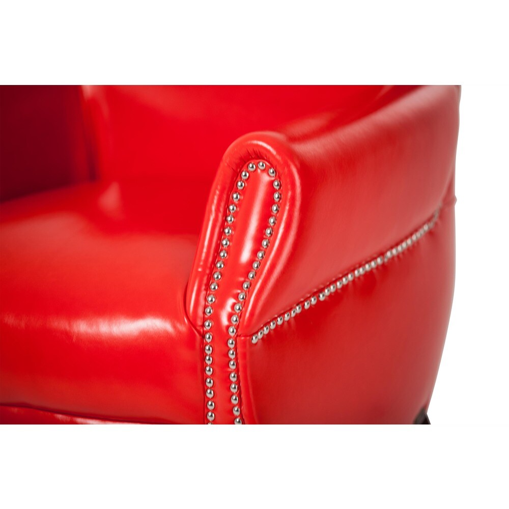 Bladon Leather Accent Chair in by Michael Amini