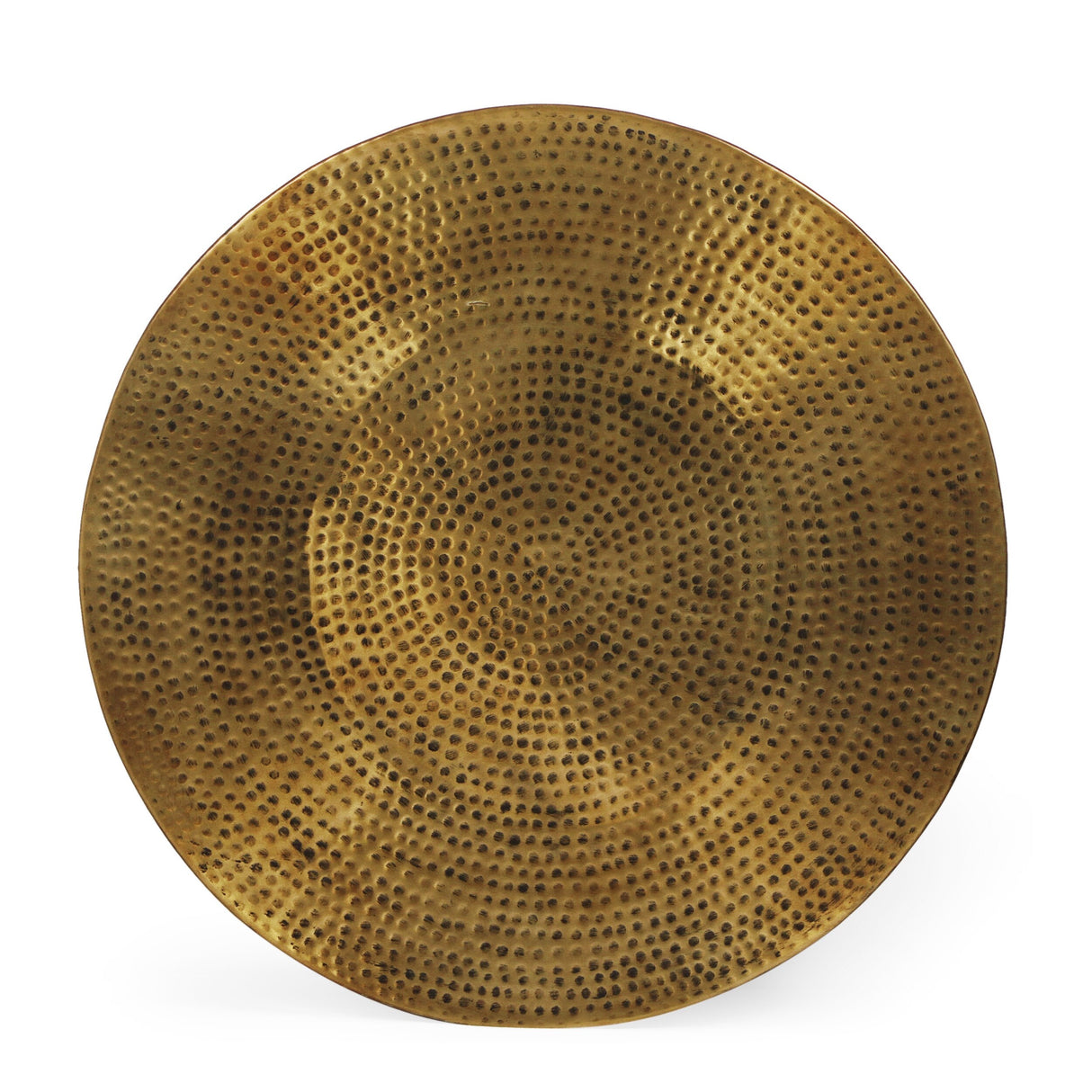 Blairmont Modern Handcrafted Aluminum Drum Coffee Table by Christopher Knight Home - 29.50" L x 29.50" W x 11.75" H