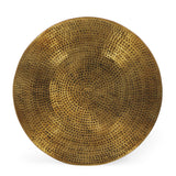 Blairmont Modern Handcrafted Aluminum Drum Coffee Table by Christopher Knight Home - 29.50" L x 29.50" W x 11.75" H