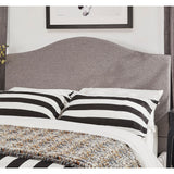 Blanchard Nailheads Camelback Linen Upholstered King-size Headboard by iNSPIRE Q Bold