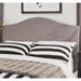 Blanchard Nailheads Camelback Linen Upholstered King-size Headboard by iNSPIRE Q Bold