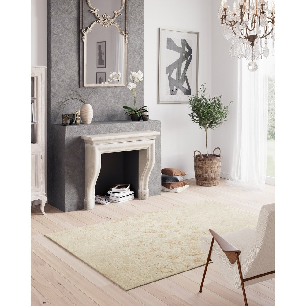 Blanding Traditional Floral Area Rug - 6'6" x 9'6"