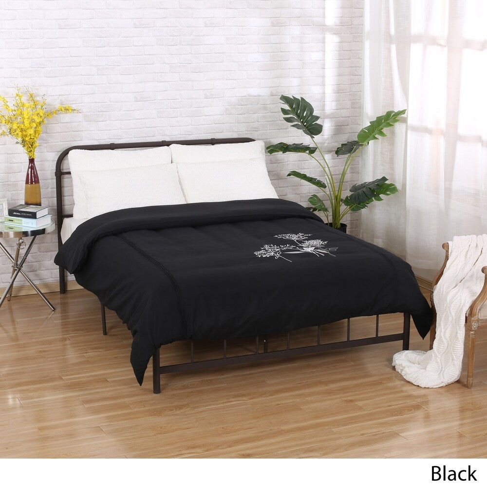 Blanding Queen Duvet Cover with Floral Design by Christopher Knight Home