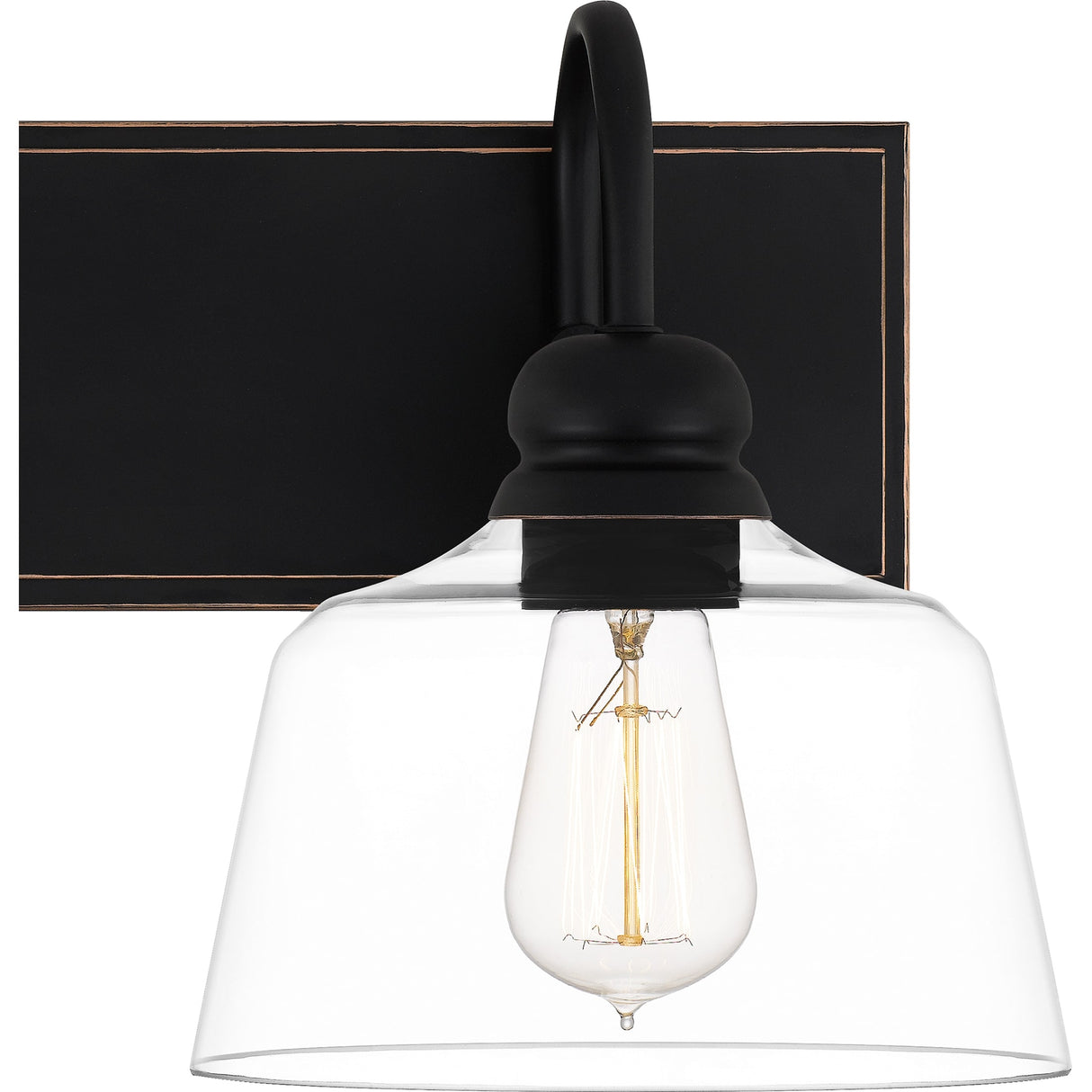 Blanton 3-Light Matte Black Bath Light - Matte Black