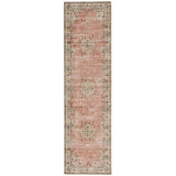 Blanton Machine Washable Floral Pastel Pink/Ivory Area Rug
