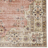 Blanton Machine Washable Floral Pastel Pink/Ivory Area Rug