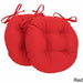 16-inch Round Indoor Twill Chair Cushions (Set of 2 or 4) - 16 x 16