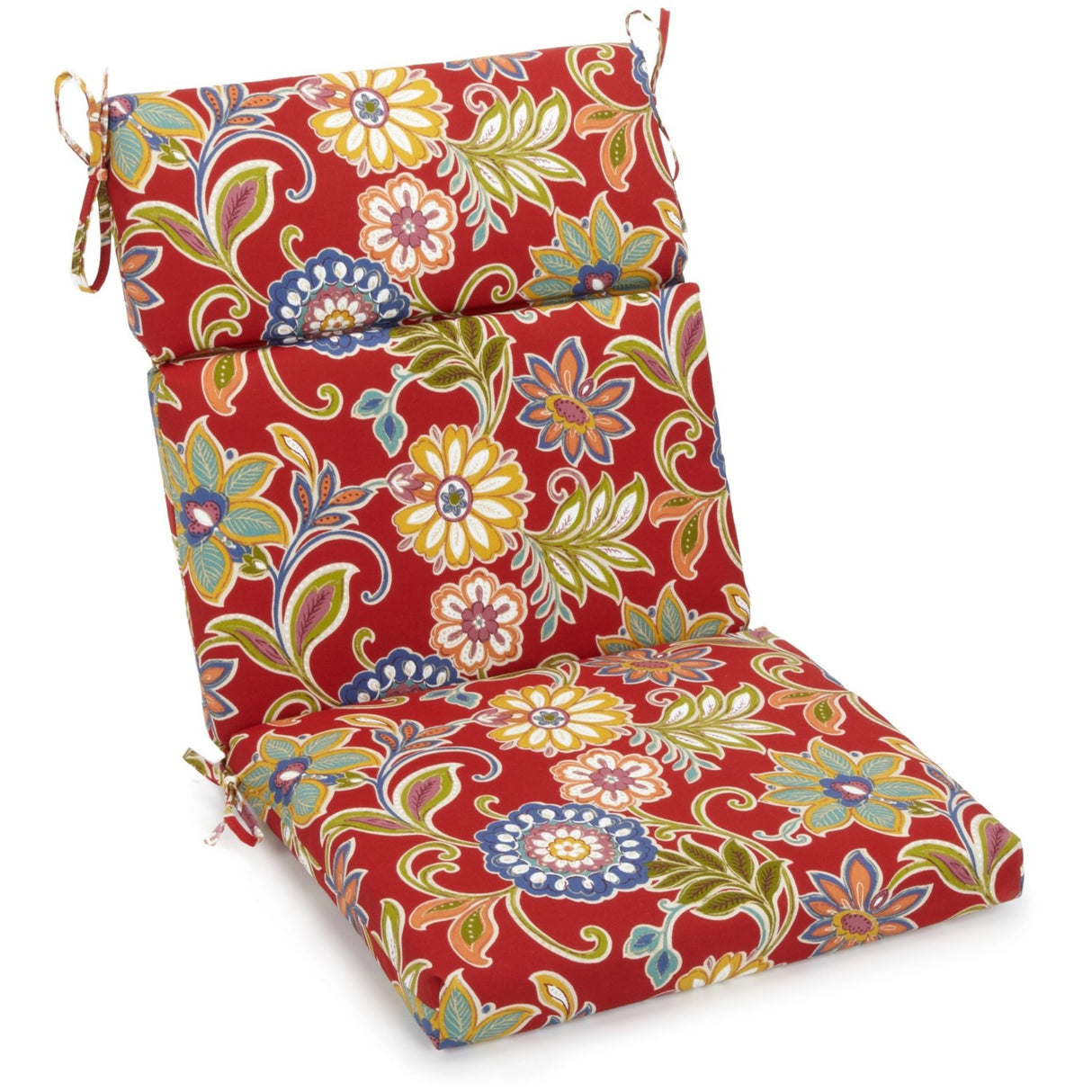 20-inch by 42-inch Three-section Outdoor Seat/Back Chair Cushion