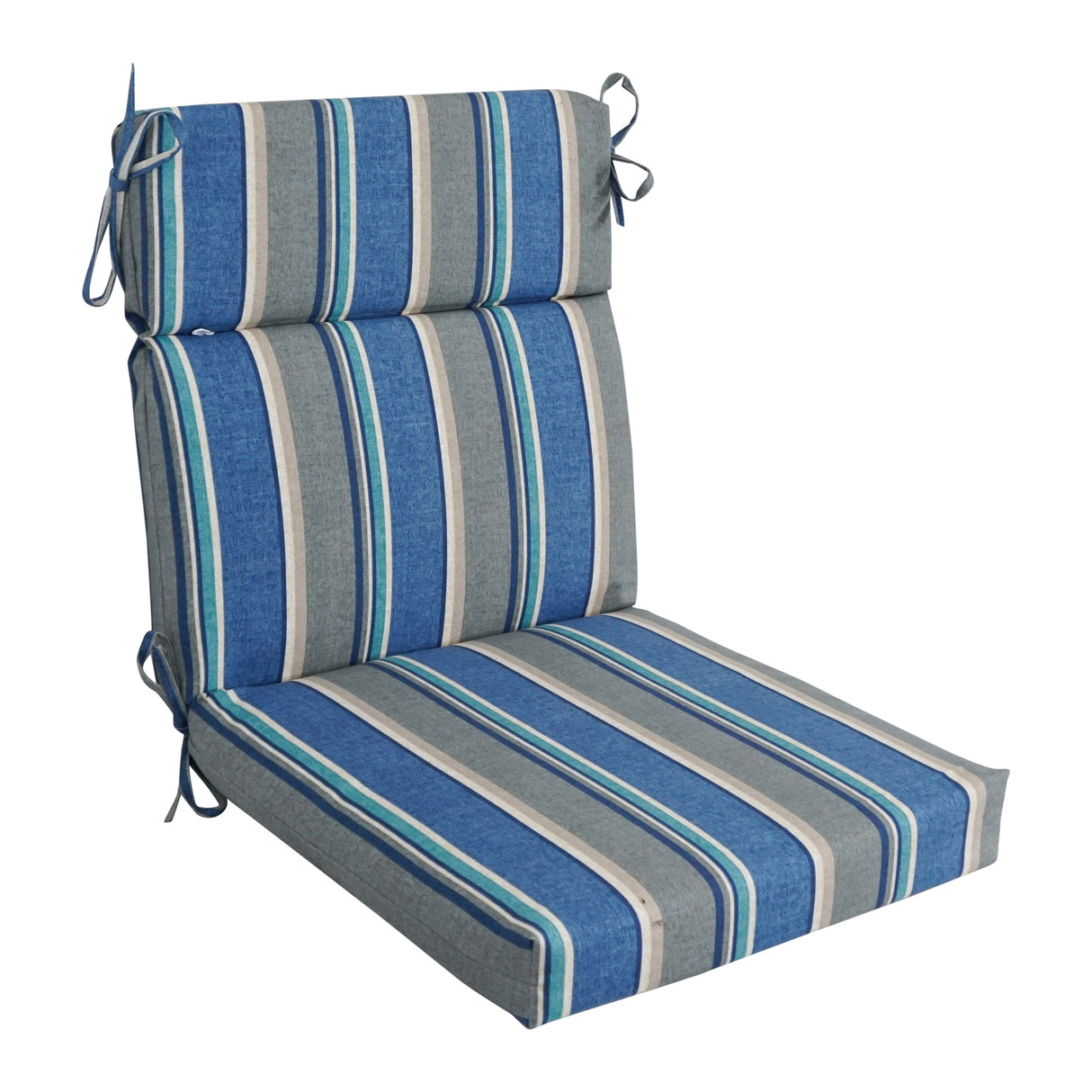 20-inch by 42-inch Three-section Outdoor Seat/Back Chair Cushion