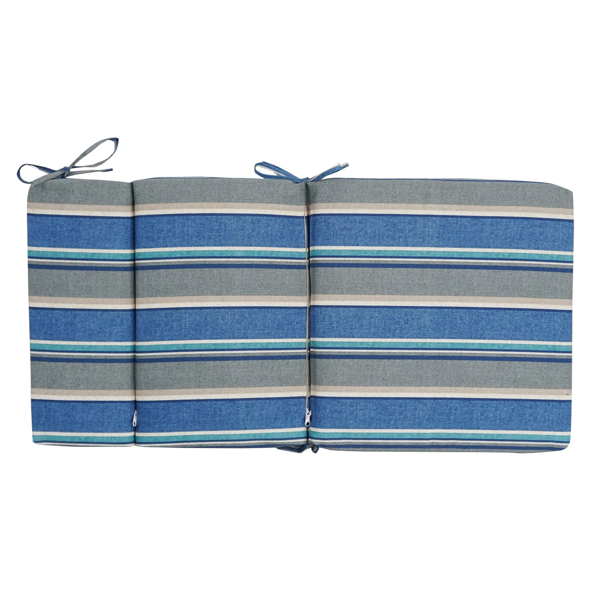 22-inch by 45-inch Three-section Outdoor Seat/Back Chair Cushion