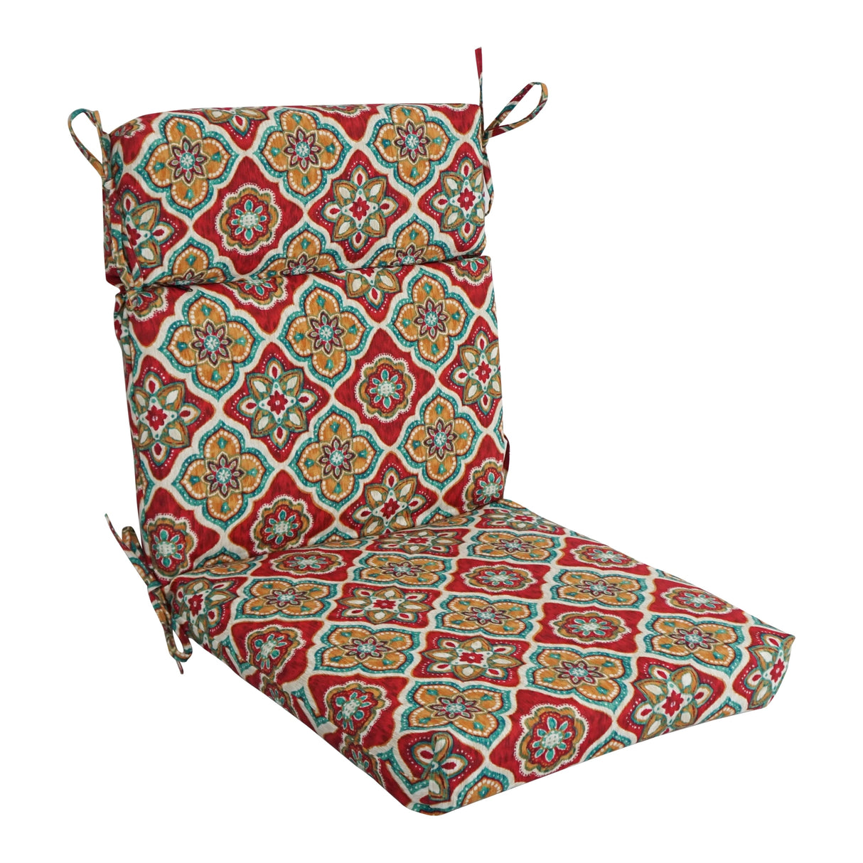 22-inch by 45-inch Three-section Outdoor Seat/Back Chair Cushion