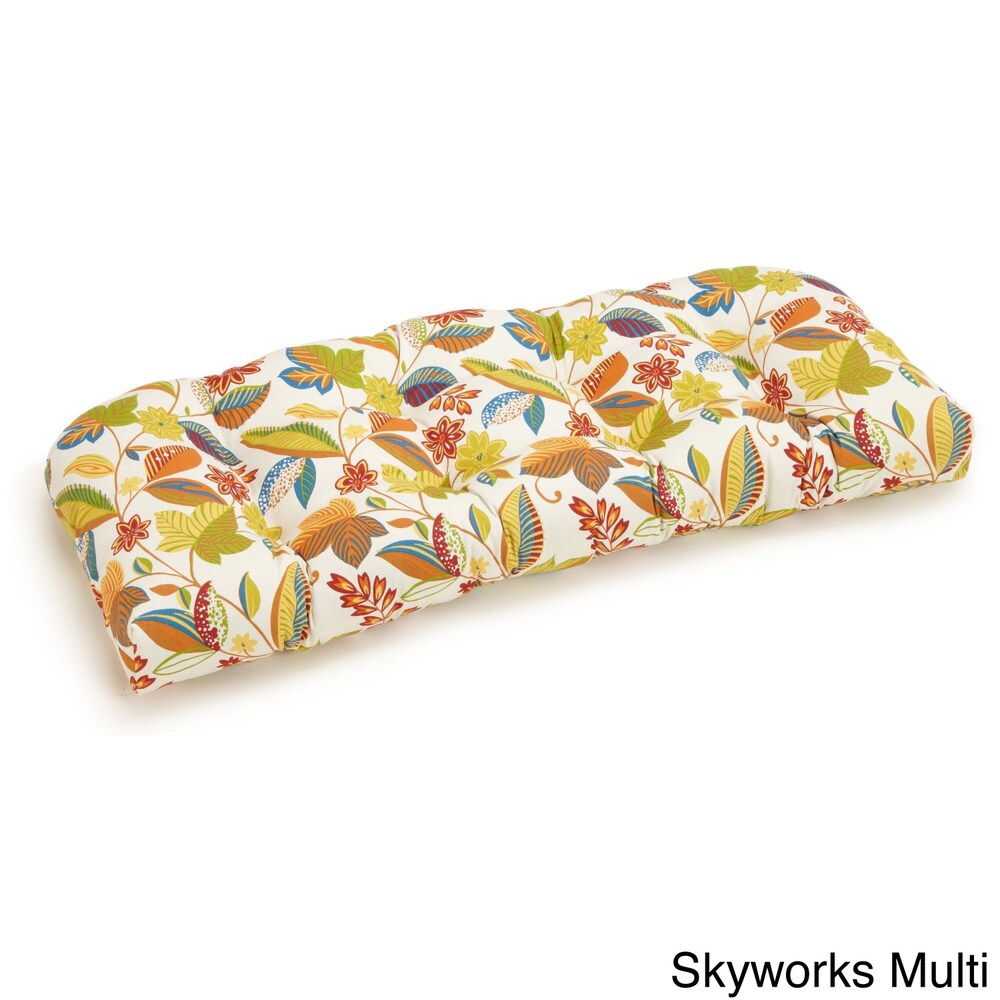 Blazing Needles 42-inch Indoor/Outdoor U-shape Bench Cushion