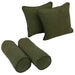 Blazing Needles Microsuede Throw Pillow Set (Set of 4)