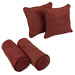 Blazing Needles Microsuede Throw Pillow Set (Set of 4)