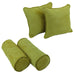 Blazing Needles Microsuede Throw Pillow Set (Set of 4)
