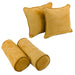 Blazing Needles Microsuede Throw Pillow Set (Set of 4)