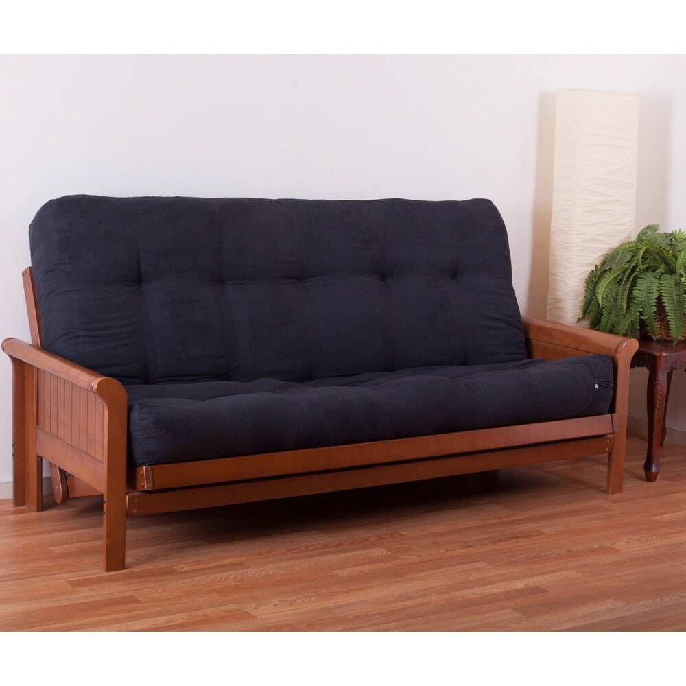 Blazing Needles Vitality 8-inch Micro Suede Futon Mattress
