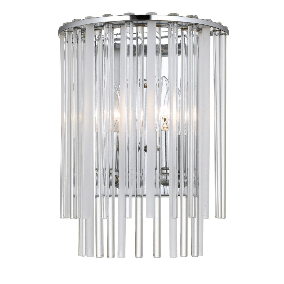 Bleecker 2 Light Polished Chrome Sconce - 9'' W x 12'' H x 5.5'' D