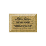 Dexsa Bless This House Beveled Glass Plaque with Easel
