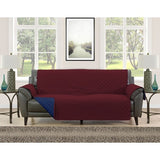 Asher Home Berkley Microfiber Reversible Couch Protector