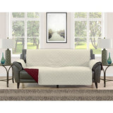 Asher Home Berkley Microfiber Reversible Couch Protector
