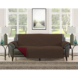 Asher Home Berkley Microfiber Reversible Couch Protector