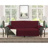 Asher Home Berkley Microfiber Reversible Couch Protector