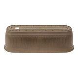 Bloem Colonnade Wood Resin Window Box Planter 24" Dark Earth Brown - 24