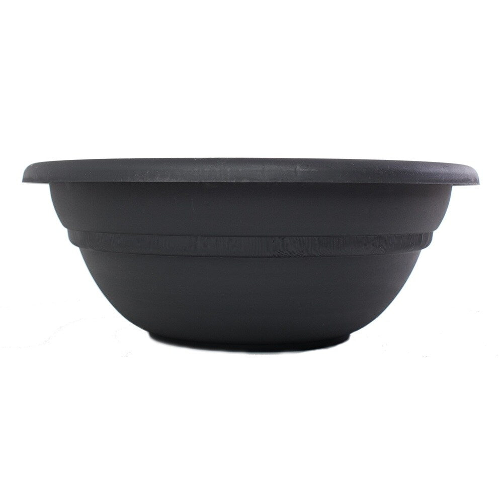 Bloem Milano Black Bowl Planter (Pack of 12)