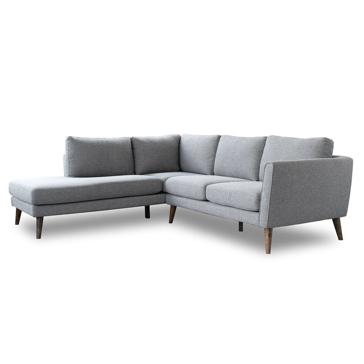 Bloom Modern Living Room Polyester Blend Corner Sectional Sofa - 33" x 97.5" x 85"