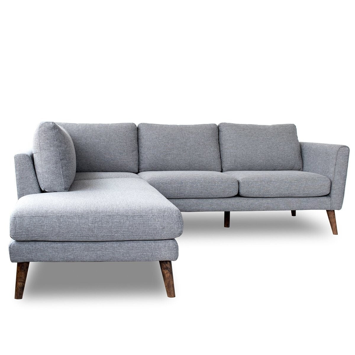 Bloom Modern Living Room Polyester Blend Corner Sectional Sofa - 33" x 97.5" x 85"