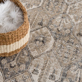 Bloom Rugs Troya Collection Bordered Geometric Traditional Vintage Boho Area Rug